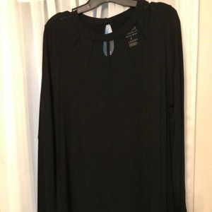 Torrid Super Soft Long Sleeve With Mesh V-Neck